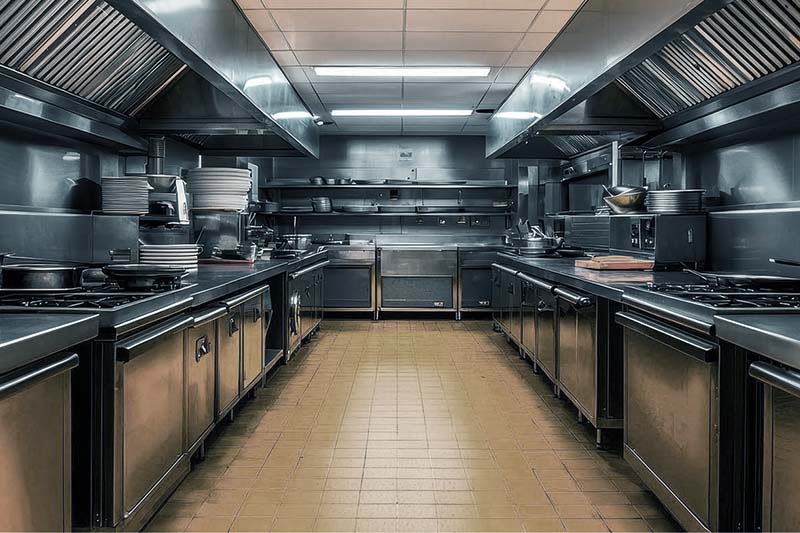 commercial kitchen